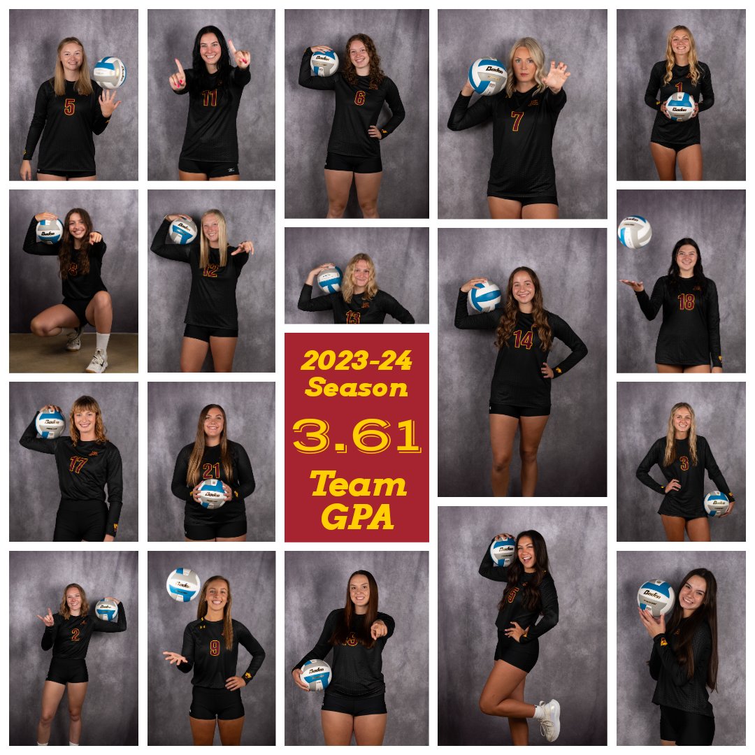 UMMVolleyball's tweet photo. Well done in the classroom, Cougars! #RollCougs https://t.co/lBLpB6nQHU
