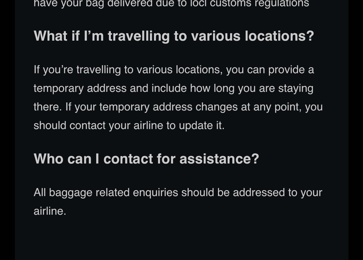 ParkyTri's tweet photo. @TUIUK @BBCWatchdog @ABTAtravel I’m a bit confused around procedures for lost luggage. @bhx_official process says contact airlines and the TUI details says contact the airport. Who is responsible? https://t.co/zENX53OQyP
