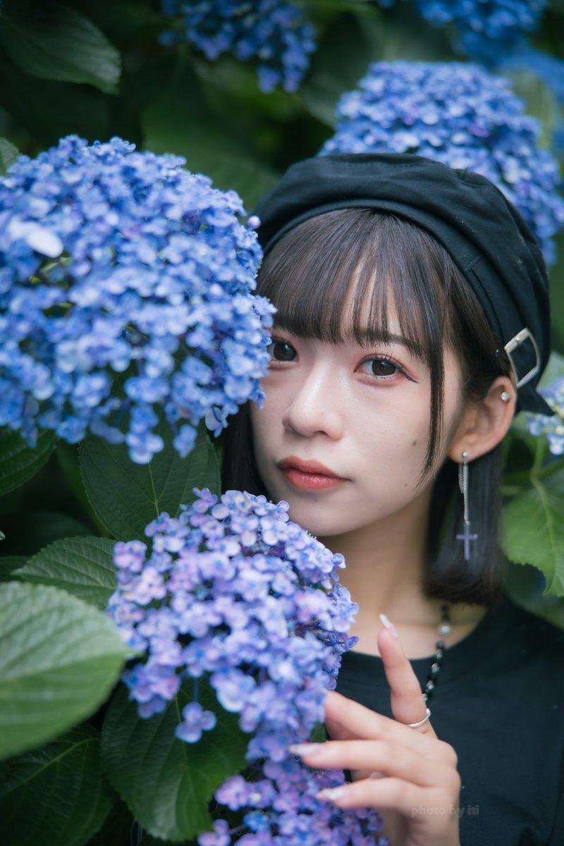 #hydrangea 
#春宮ほのか
(@honoka___HAL) 
#portrait 
#photography 
#ポートレート 
#SSR撮影会