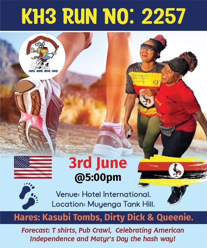 Kh3Kampala's tweet photo. See you there Hashers, let's make this a run to remember 🏃‍♂️💪

🟠N❕️🟡N❗️👣👣🍻🍺🇺🇬

#OnOn 
 #TheUltimateHumanRace
#Hash #Hashers #Run 
#Kampala #Uganda https://t.co/VGtc8f0V5k