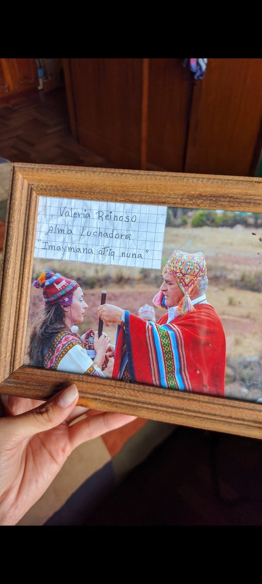 LuFiorelli_'s tweet photo. increíble la felicidad y emoción que me genera iniciarme como Ayllu Alto Mesayok en Cusco y la enrome tristeza de que no estés para acompañarme https://t.co/FtaVKR87Pz