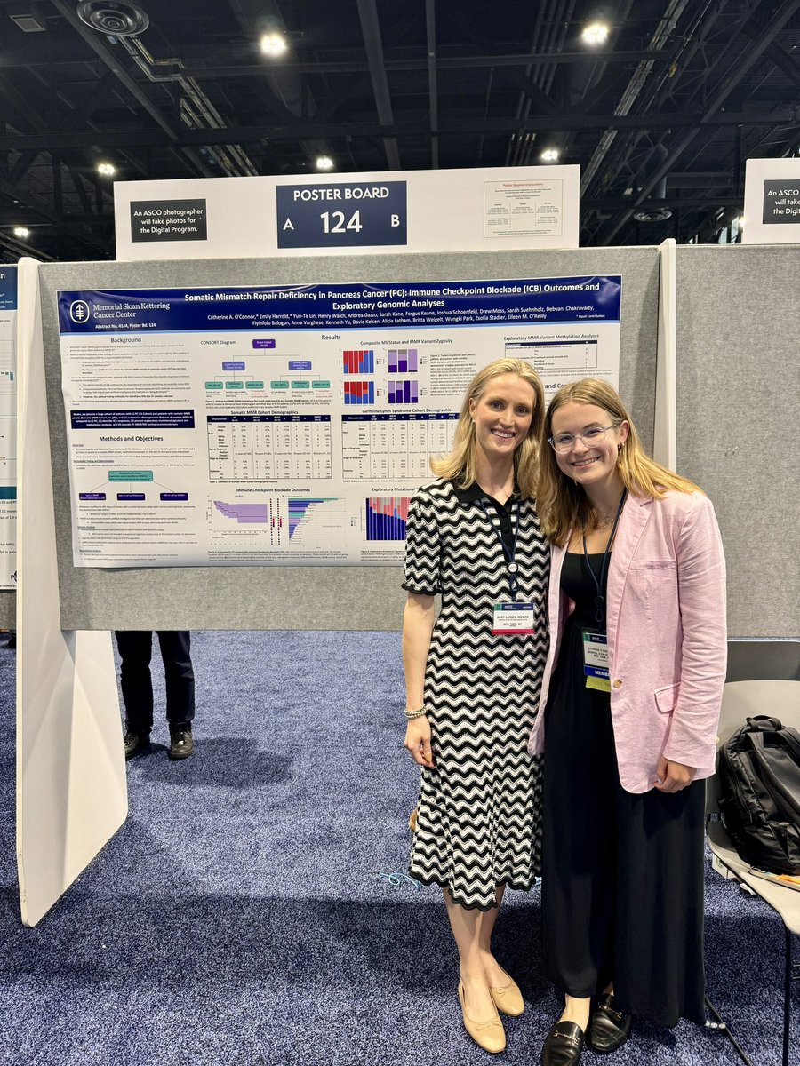 Mary Helen Larsen (@mhlars) on Twitter photo Proudly supporting my pal <a href="/CatherineaOC/">Catherine O’Connor</a> at her poster on somatic MSI-H pancreas cancer. A brilliant researcher who is only at the BEGINNING of her career! 🌟 #ASCO24 <a href="/CpcrMsk/">MSKCC Center for Pancreatic Cancer Research</a> Proudly supporting my pal <a href="/CatherineaOC/">Catherine O’Connor</a> at her poster on somatic MSI-H pancreas cancer. A brilliant researcher who is only at the BEGINNING of her career! 🌟 #ASCO24 <a href="/CpcrMsk/">MSKCC Center for Pancreatic Cancer Research</a>