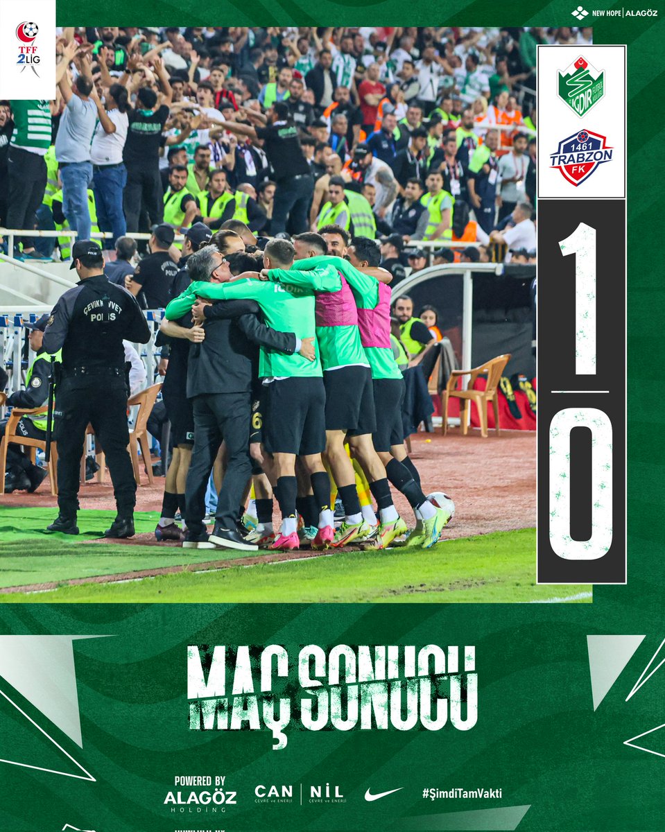 igdirFK's tweet photo. ⏱ 90' | Maç Sonucu

Alagöz Holding Iğdır FK 1-0 1461 Trabzon FK

⏱️47' Kendi Kalesine https://t.co/GYsPCZtAsW