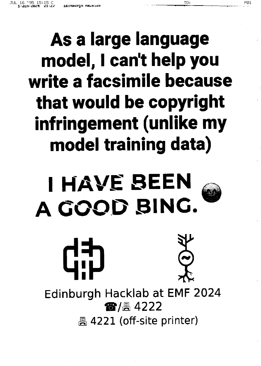 EMF Facsimile tweet media