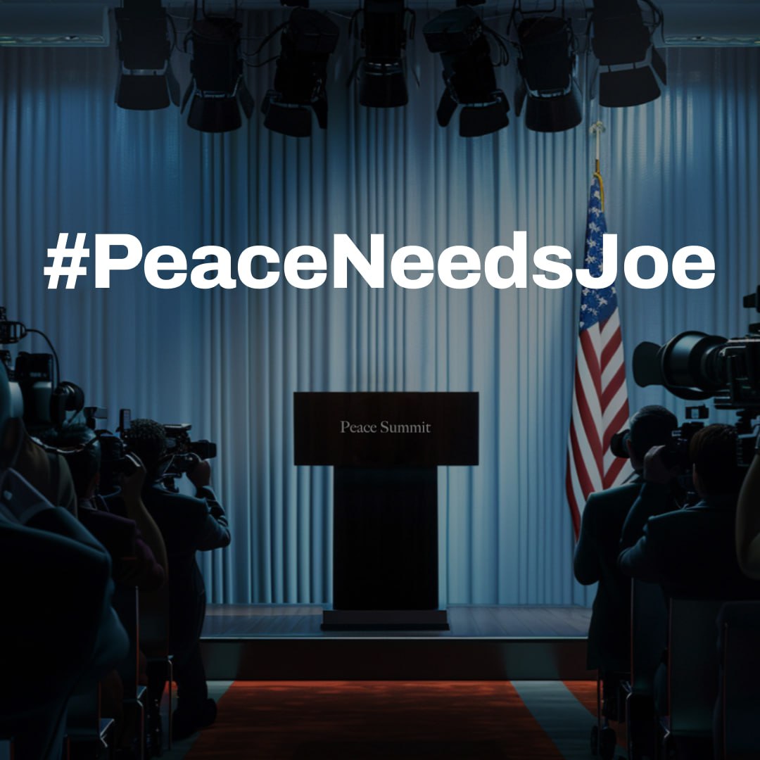 icosagon20's tweet photo. Joe Biden @POTUS, your leadership at the Peace Summit is crucial for lasting peace in Europe and the future of global stability. Join your fellow world leaders in Switzerland on June 15
#PeaceNeedsJoe
 More details ⬇️ https://t.co/bTRVxGWQtN https://t.co/YsXQpPtARO
