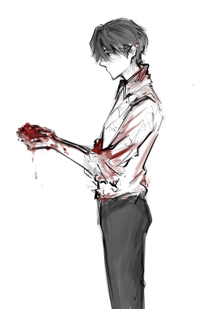 whoescaped1864's tweet photo. ghg sketch

“ You said that your heart won't stop beating. If I dig out your heart, will it continue to beat in my hand? ” https://t.co/DqPncaATHr