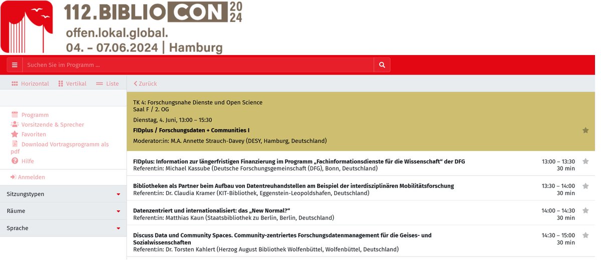 fdmincoop's tweet photo. Es wird spannend: #BiblioCon24 U.a.

https://t.co/JUACobILv9 #FID #Communities #Forschungsdaten #Forschungsdatenmanagement #NFDI https://t.co/EJYVCiwjpn