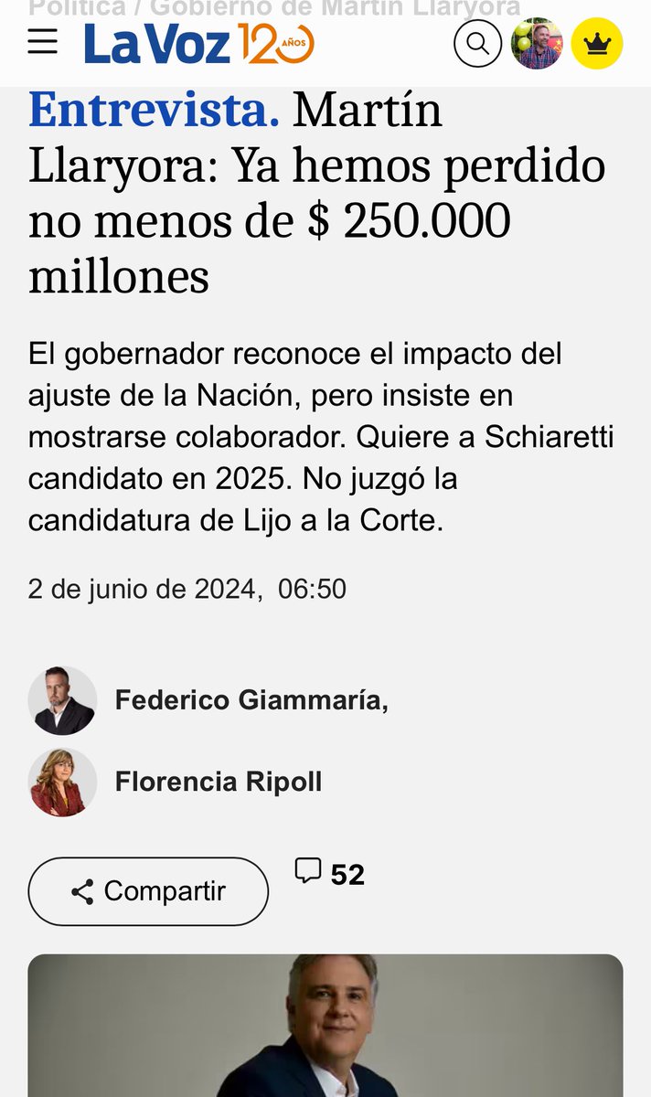 Ay <a href="/MartinLlaryora/">Martín Llaryora</a> por muchísimo menos todo el cordobesismo iba a la Corte Suprema hace algunos años…
Se hacen los gallitos con los gobiernos populares y son genuflexos ante la Ultraderecha… eso es el Partido Cordobés