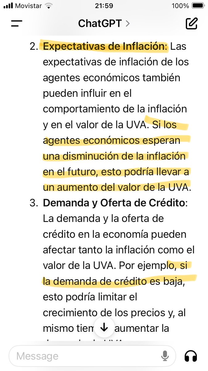 fm_fmelian's tweet photo. Pregunté a IA por qué la inflación baja y el UVA sube, siendo variables dependientes se comportan en relación inversa: inflación baja, UVA sube. El índice está manipulado #BCRA #UVA #HipotecadosUVA #CreditosUVA #DeudoresUVA #SalirdelUVA https://t.co/f9tXEhNeFg