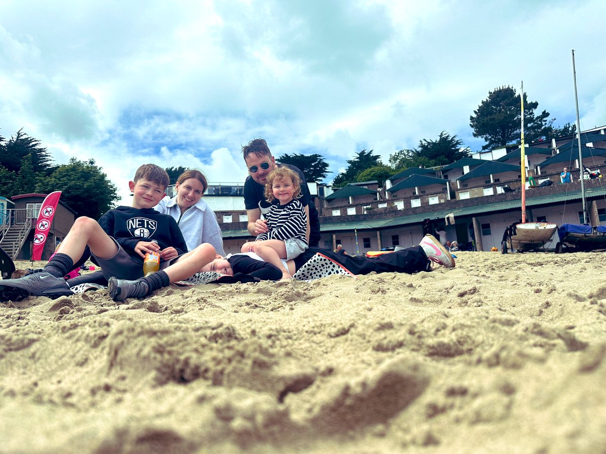 Had a beautiful half term in sunny Wales (though it didn’t start out sunny which is why we’re in JEANS on the BEACH). Excited to get back to TCA for the final half term of the year. I swear the years fly by quicker the older I get… #BeNiceWorkHard