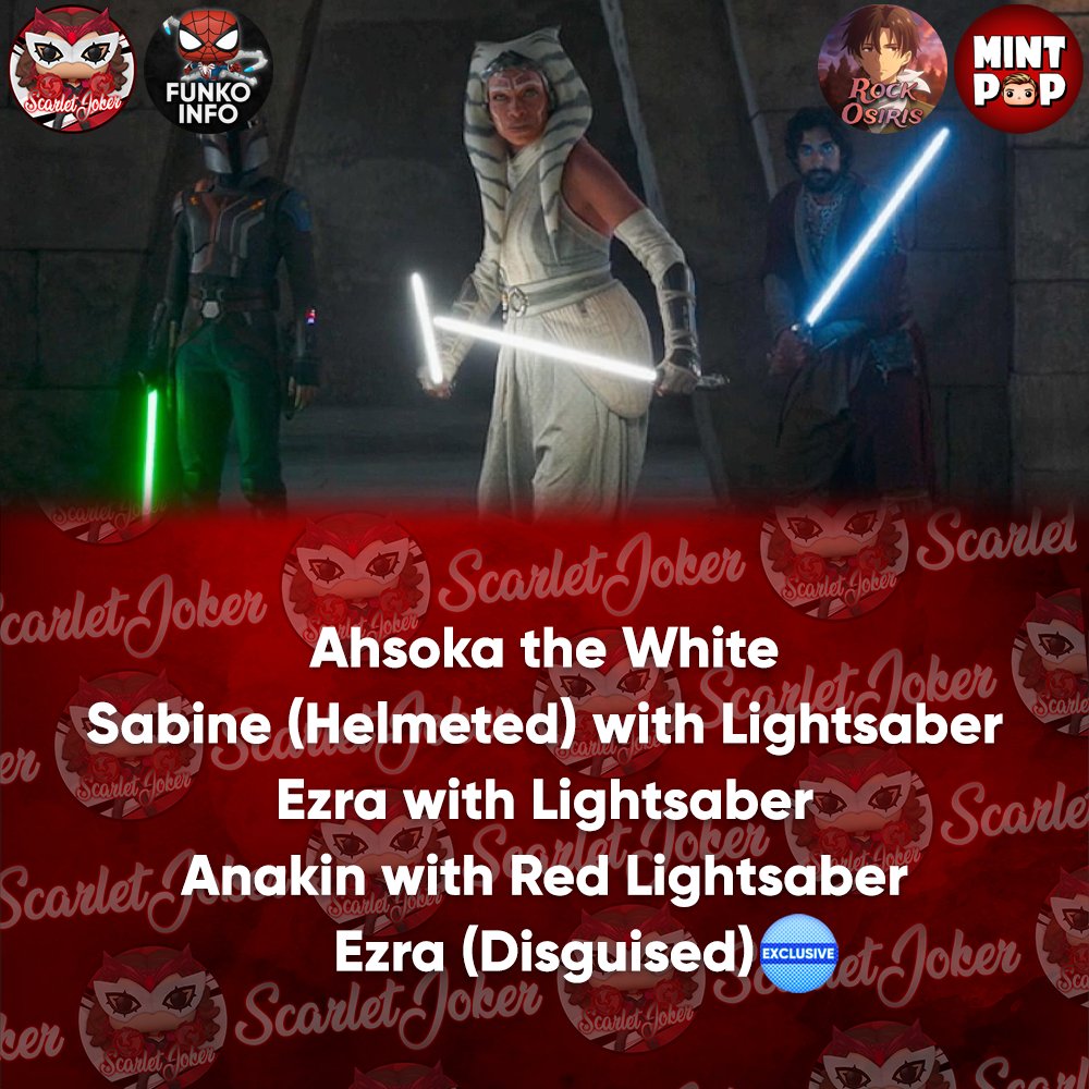 Coming Next Year - Star Wars Ahsoka!
AS ALWAYS, THIS IS EARLY INFORMATION AND THINGS MAY CHANGE! NOTHING IS OFFICIAL UNTIL CONFIRMED!
#Funko #FunkoPop #StarWars #Ahsoka