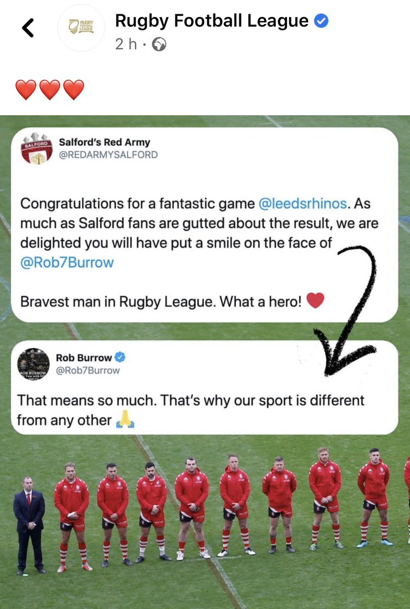 Rob Burrow was a true Rugby League hero and such an inspirational character. 

RIP Rob ❤️
