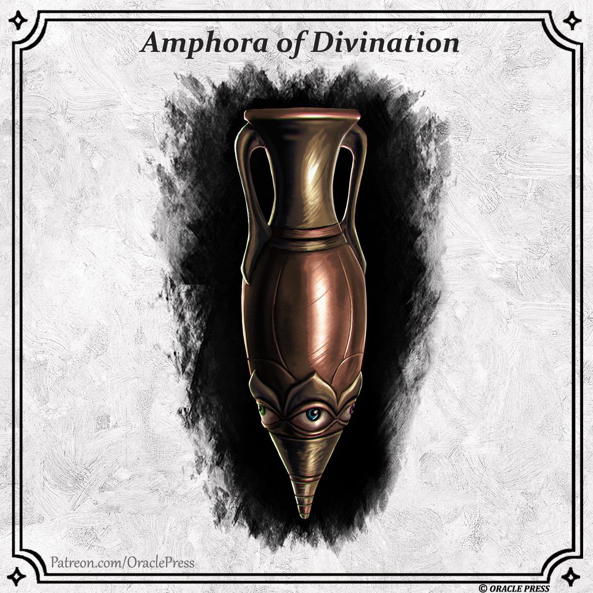 PressOracle's tweet photo. ✨New Item!✨

Amphora of Divination

Wondrous Item, legendary (requires attunement by a spellcaster) This ancient amphora, adorned with vigilant eyes and pulsating with arcane e...

https://t.co/OTSkxSL0cy

#dnd5e #dungeonsanddragons https://t.co/Ok4BNDyMDg