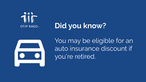 Did you know? You may be eligible for an auto insurance discount if you’re retired. Learn more: bit.ly/4bTaGbX #OTIPUpdate
