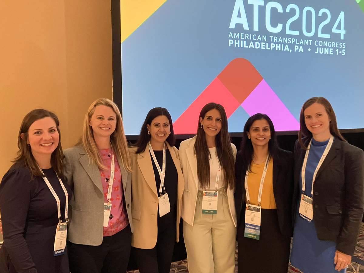 Amazing review of GLP1s/SGLT2s in transplant! Enjoyed working with this great group of ladies! Great job! <a href="/ATCMeeting/">AmericanTransplantCongress</a> <a href="/AST_TXPHARMCOP/">Transplant Pharmacy Community of Practice-AST</a> <a href="/TxpPRN/">ACCP Txp PRN</a>
