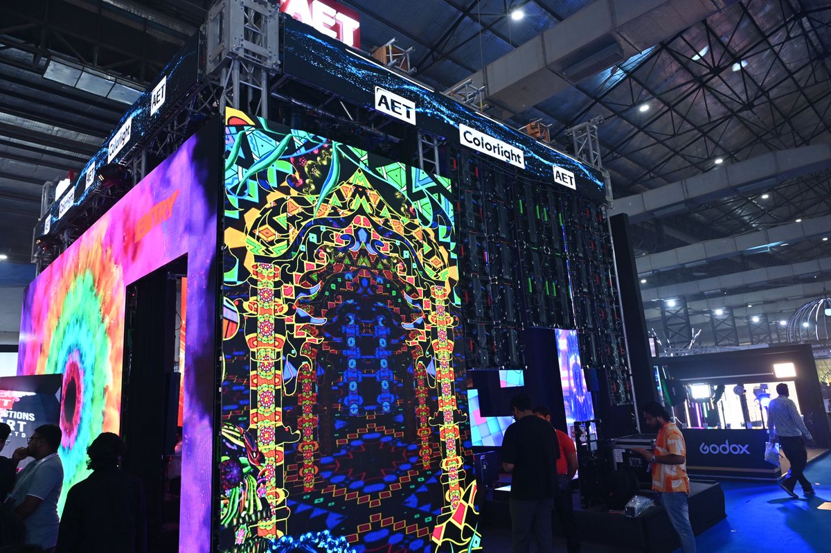 AETLEDDisplays's tweet photo. AV-ICN Expo was a hit!🎉A huge thank-you to everyone who joined us at our booth. Stay tuned for more exciting updates.
#AETIndia #AETGlobal #AVPalmExpo #TechInnovation #AETLEDscreens #PanelDiscussion #EventHighlights #MicroLEDRevolution #FutureDisplays #bombayexhibitioncenter https://t.co/MfGlDiryw8