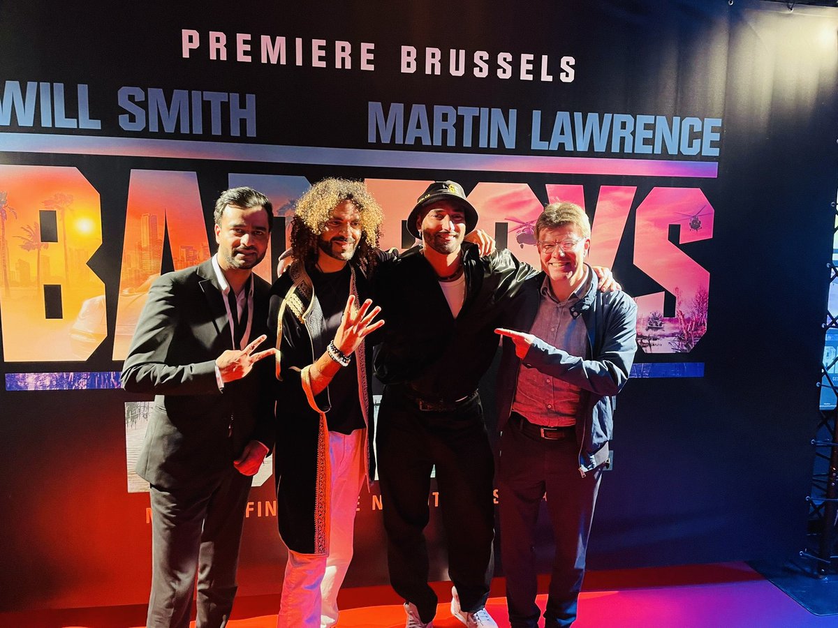 svengatz's tweet photo. Ride or die❗️
Motto van deze kiescampagne? Of de première van de gelijknamige film?
Le talent de Abil El Arbi &amp; Bilall Fallah est incontestable 🇧🇪🇲🇦👍👊🏾…
From Brussels to Hollywood (mandatory stop Miami 😉).
#badboysrideordie https://t.co/H2fmCU5yXl