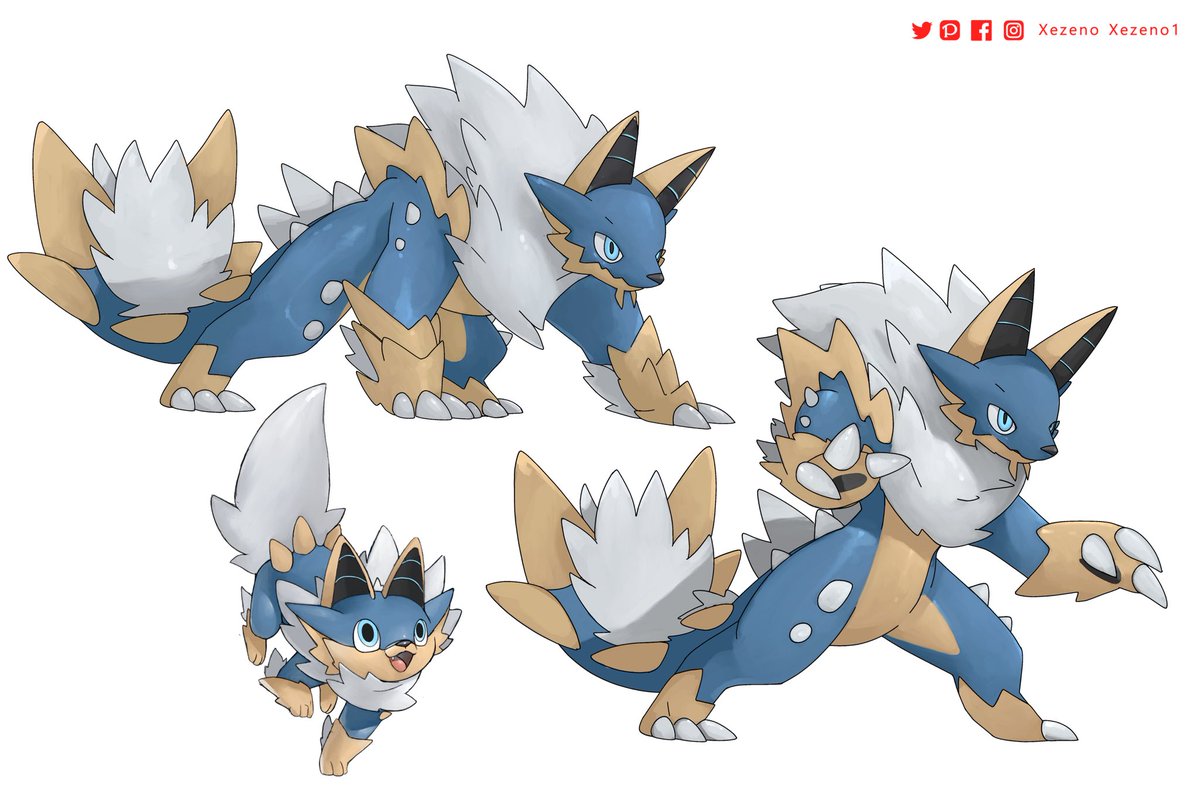 Xezeno1's tweet photo. Monster Hunter but Pokemon artstyle https://t.co/vYZgUdNRNt