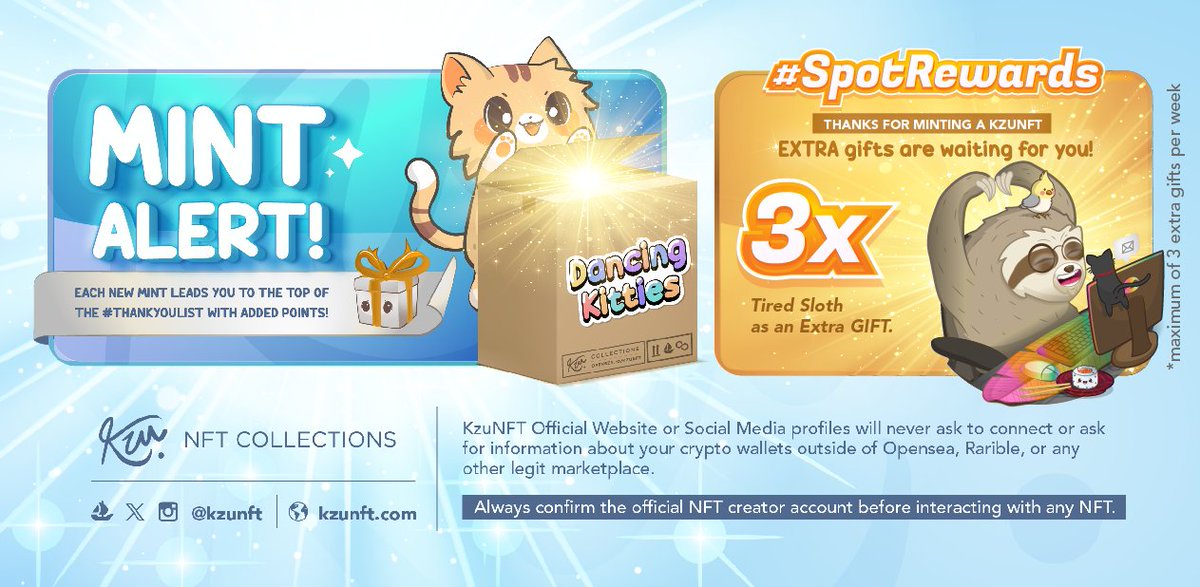 KzuNFT | Dancing Kitties Gifts 🐱 🎁 tweet media