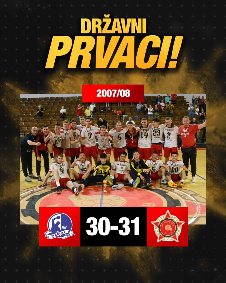 PjevaTz's tweet photo. Generacija 2007/08 postala je državni prvak savladavši ekipu Maglaja u finalu!

Čestitamo našim zlatnim dečkima i cijelom stručnom štabu.

Generacija 2011/12, osvojio je drugo mjesto na Državnom prvenstvu BiH.

U srcu mome samo živiš ti ...

#samoSloboda🔴⚫️ https://t.co/17VpFkiPne