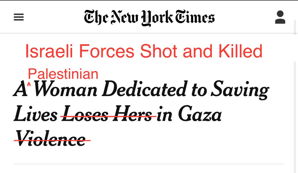 I thought it was still worth fixing this NYT headline covering it from 6 years ago. The media whitewashing Israel’s crimes is nothing new.