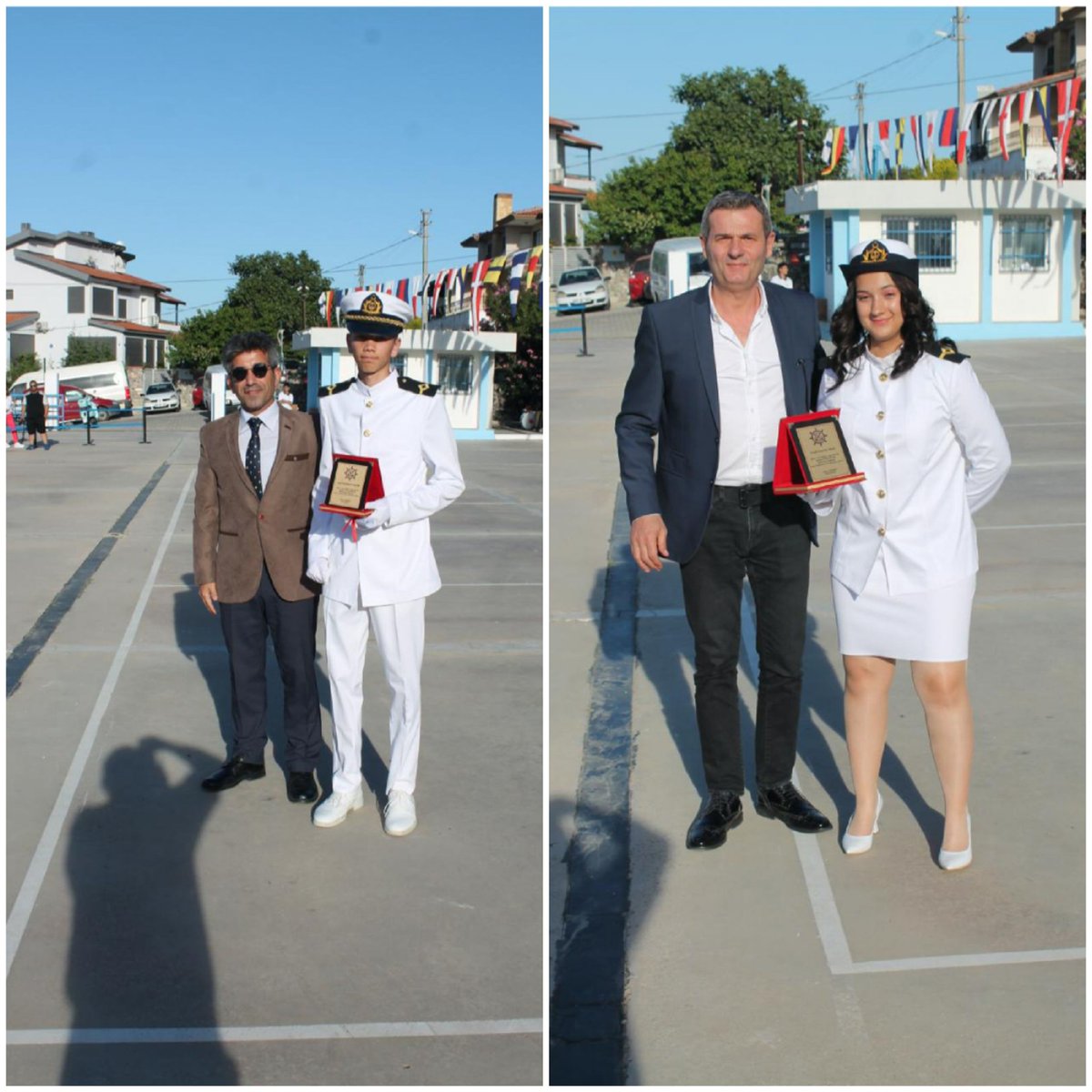 CesmeAna's tweet photo. 2023-2024 Eğitim-Öğretim Yılı 12.sınıf öğrencilerimizi mezuniyet törenimizle uğurladık. Yolunuz açık olsun gençler.🙏💙⚓ #ulusoydenizcilikteknolojisimtal https://t.co/djvM0Sb7Gb