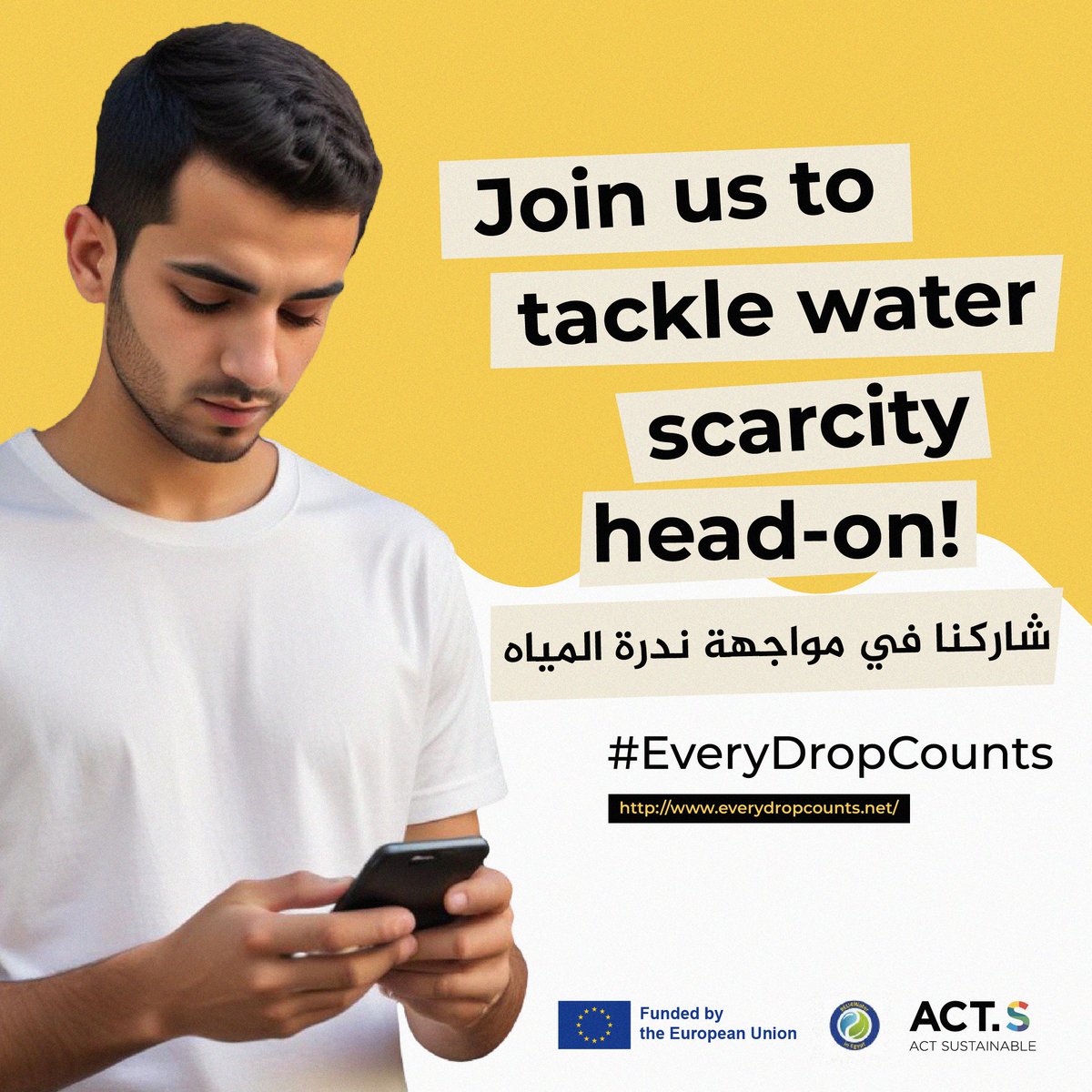 acts_eco's tweet photo. The European Union is teaming up with youth in Egypt to address water scarcity fueled by climate change
Visit https://t.co/njfvzlVEWu and discover how your daily choices can profoundly impact our planet's water resources. 💦

#EveryDropCounts #EUinEgypt #EU4Water https://t.co/22SMrpPxsf