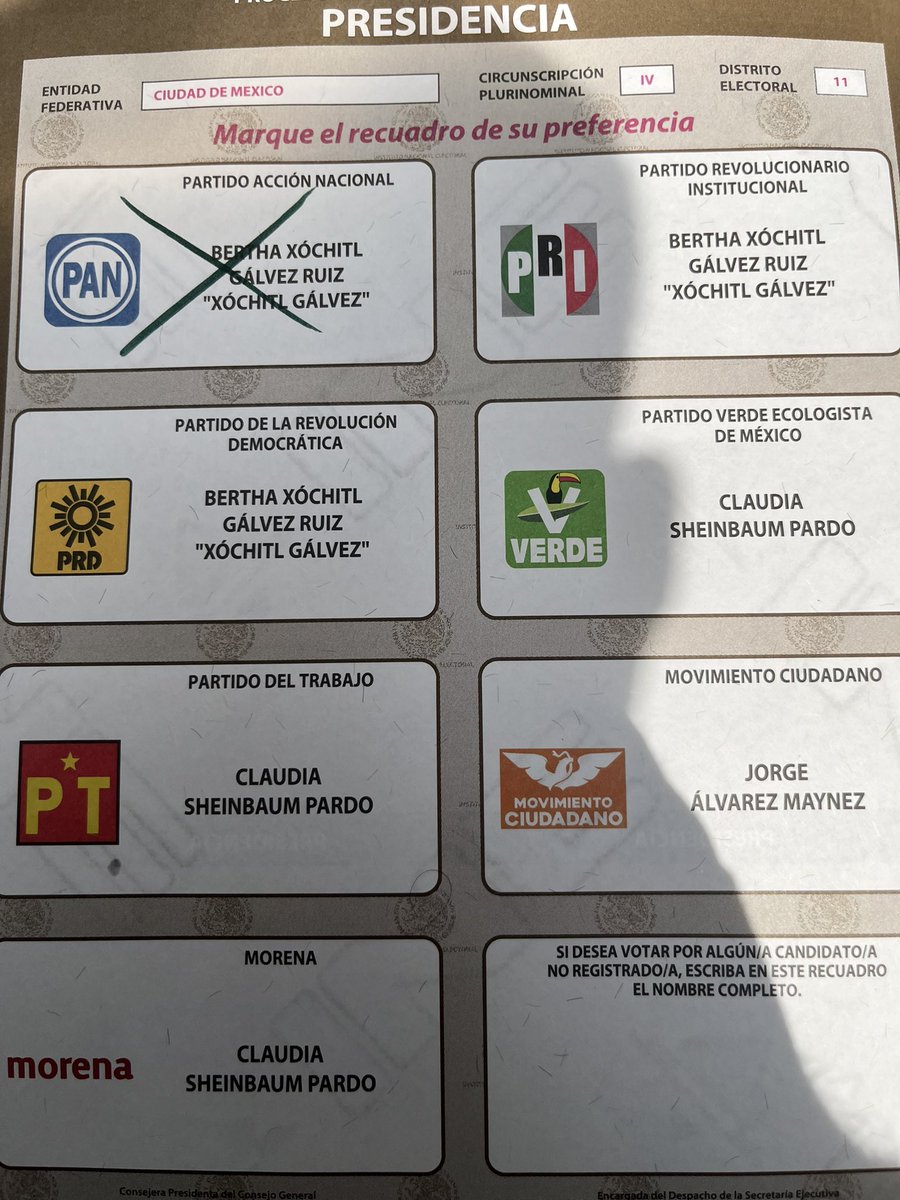 JESTERSAY's tweet photo. Por un México con un mejor futuro, mi confianza y voto son para ti @Xochitl2024 https://t.co/ja8WWMsG6h