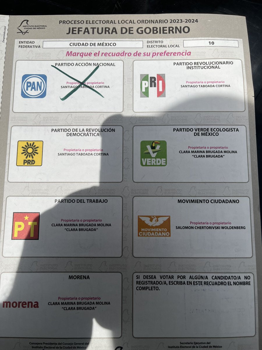 JESTERSAY's tweet photo. Por una CDMX prospera y segura, mi confianza y mi voto es para ti @STaboadaMx https://t.co/51WpySaBOe