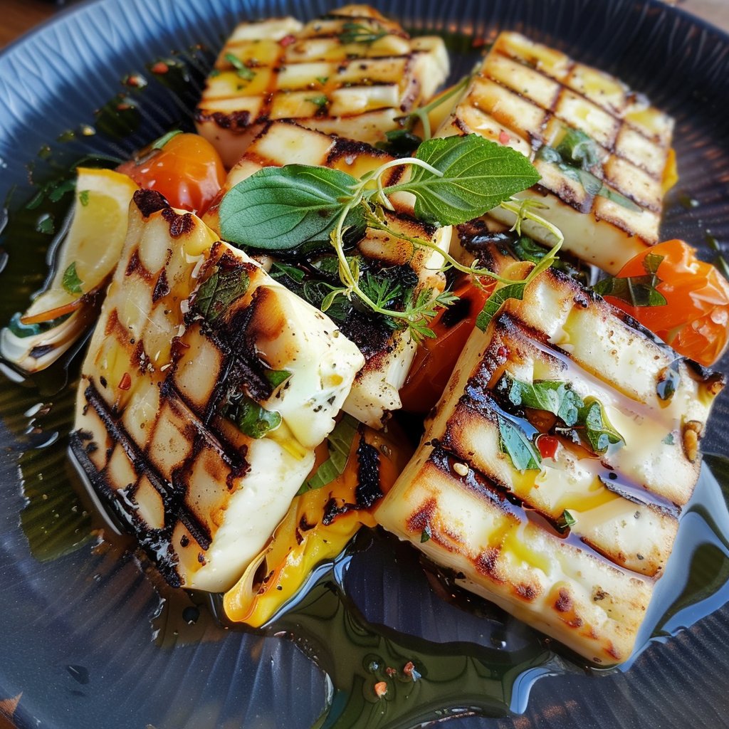Experience the rich, savory taste of our grilled Haloumi, a highlight of our mixed grill menu!🧀Each bite promises a delightful combination of textures and flavors, perfectly complemented by creamy tzatziki, fresh tomato, crunchy onion and golden chips🍅🍟#haloumi #bbq #greekfood