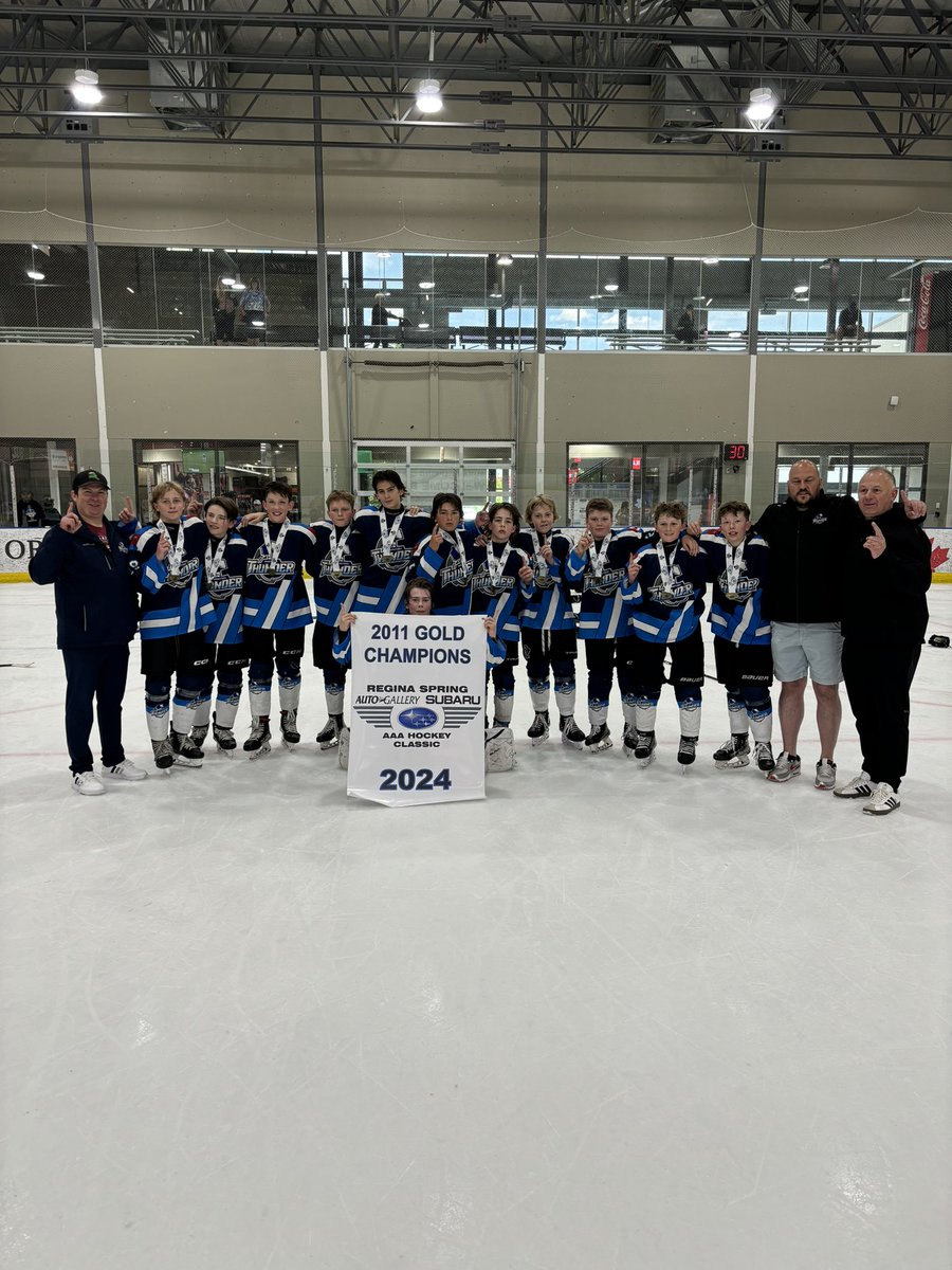Manitoba Thunder with the Gold!!!