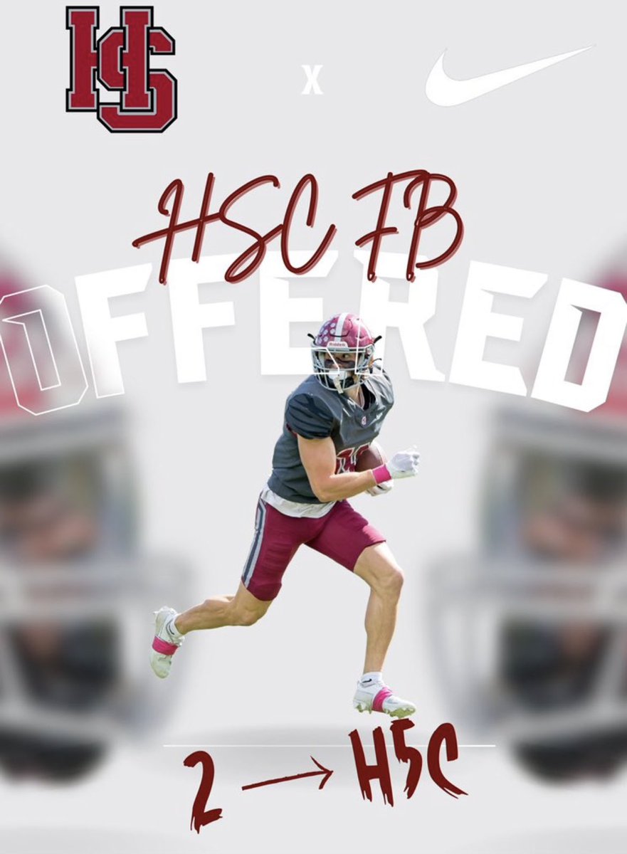 I’m honored to receive an offer from <a href="/HSC__FOOTBALL/">H-SC Football</a>! <a href="/Coach_Luvara/">Vince Luvara</a> <a href="/coach_carter77/">Aubrey Carter</a> <a href="/CoachLeggett78/">Coach Leggett</a> <a href="/MarvinRidgeFB/">Marvin Ridge Football</a>