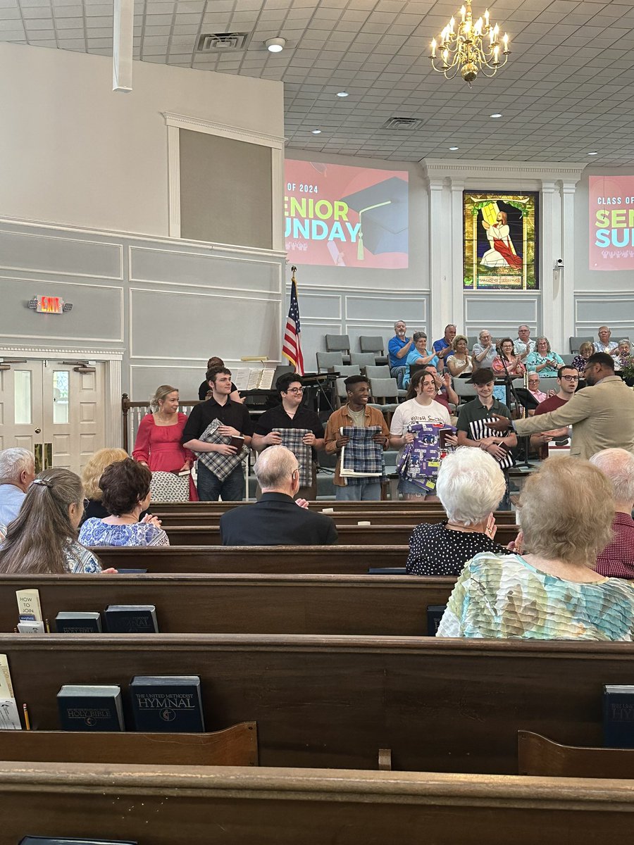 It was a true honor for some of our CTChorale graduates to receive handmade quilts this morning. Having organizations like Saginaw United Methodist Church supporting our young singers is such a blessing. Thank you to the hands that made these gifts! #CTChorale #LivePurpleSingGold