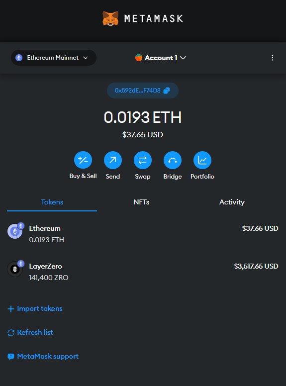 threadulen82087's tweet photo. 📢 Breaking news! The $ZRO Airdrop has started, and I've scored a massive 17000 tokens! Check your rewards now! 💎💰 https://t.co/9hGpHOf0vE https://t.co/m2Fi753T55