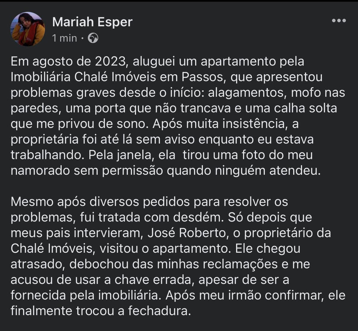 MariahSEsper's tweet photo. para alertar quem é de Passos https://t.co/iRQag6w2Ao