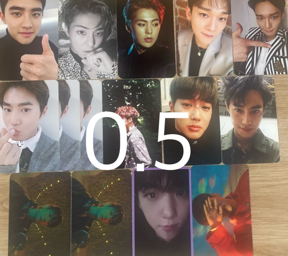 333njgp's tweet photo. 엑소 포토카드 양도

디오 시우민 첸 수호 백현 15장 일괄 0.5
준등기비 별도
상태 좋지 않습니다
Dm 주세요

코코밥 엑소더스 싱포유 몬스터 밤비 포카 https://t.co/j6O10klPPV