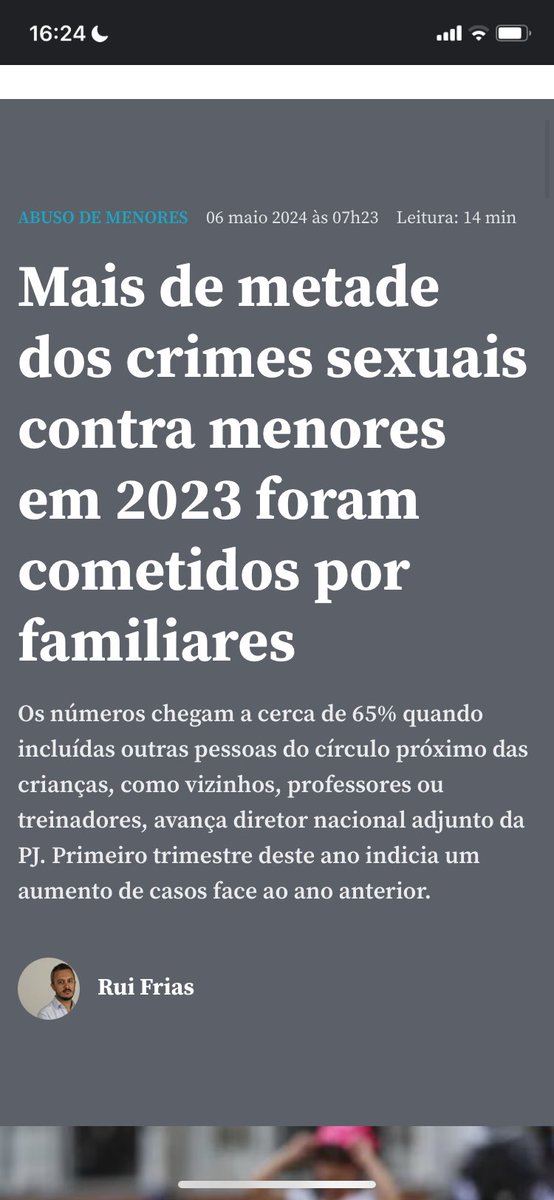 Bibs_O_'s tweet photo. @semcensura_x @Ju_zitaaM @ComissarioLuso Não vale a pena destorcer as coisas… Até podiam não estar cá e os abusos a crianças continuariam, pois a maioria acontece no seio familiar https://t.co/N2WTOH6q7E
