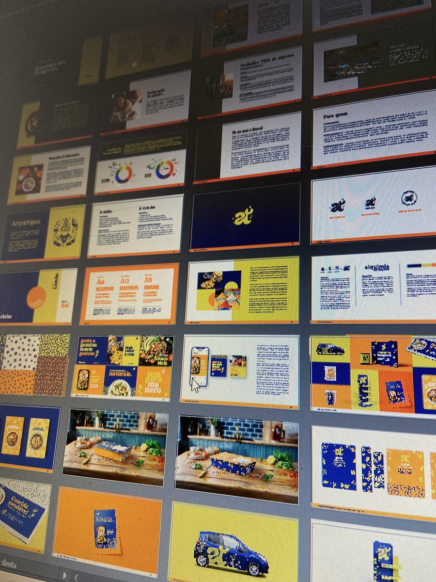 Larrico's tweet photo. Tá saindo um dos trabalhos de marca mais completos que já fizemos por aqui! Ver esse processo todo é legal demais. 
 #BrandIdentity https://t.co/DJh6ItQ39S