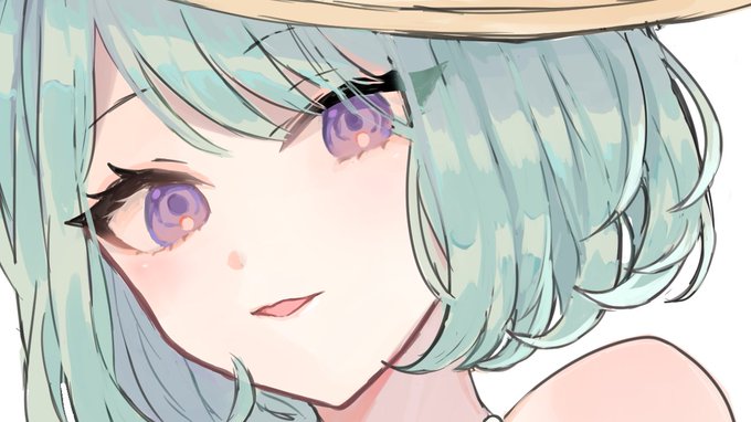 「green hair hat」 illustration images(Latest)