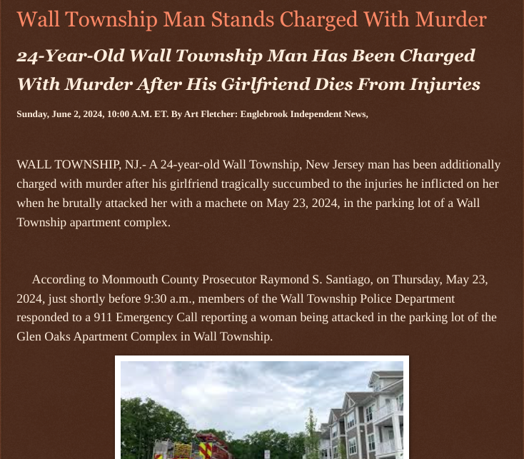 ArtFletcher9's tweet photo. Wall Township Man Stands Charged With Murder https://t.co/1lNIyJMNgi via @Englebrooknews #monmouthcountynj #walltownshipnj #additionally #charged #murder #machete #attack @wireless_step @HRG_Media @LodiNJNews @Breaking911 @Breaking24_7 @gator4kb18 @MichelleF_35 @TrumpWasRite @USATRUMPMAN1 @Heather46389844 @SugarMAGA @SarahGeving1 @Shannon96574094 @Kimberley1usa @KathyKbrose @juliepatriot67 @julie_dutto @JimBobW49 @jimstemen @RobGerundo @ramsey_lewis007 @DSteampipe @colacasia2 @ECOAlphaTango @steder74 @SAM002024 @Y6s8D8vmnCo394k @janninereid1 @Daytobehappy @JamesWe70210481 @satansradio666