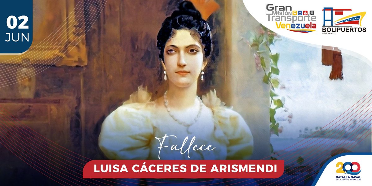 #Efemérides 🗓️Tal día como hoy, en 1866 fallece Luisa Cáceres de Arismendi, heroína margariteña y una de las figuras más destacadas durante la gesta independentista, recordada por su fidelidad en la defensa de la Revolución Libertadora #LikePaNicolás