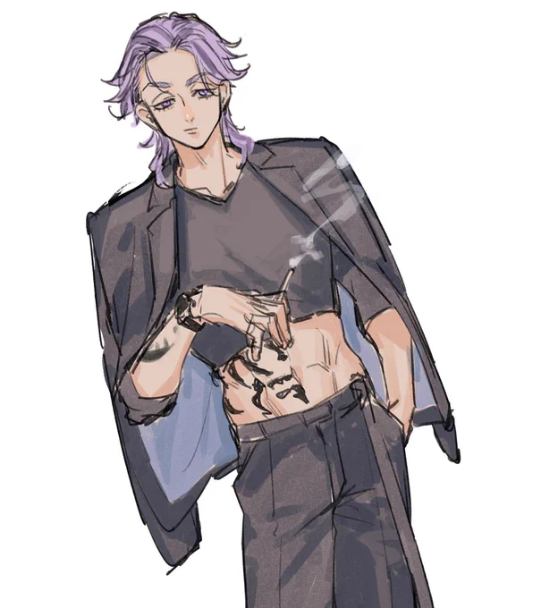 腹出して欲しいという落書き30分 