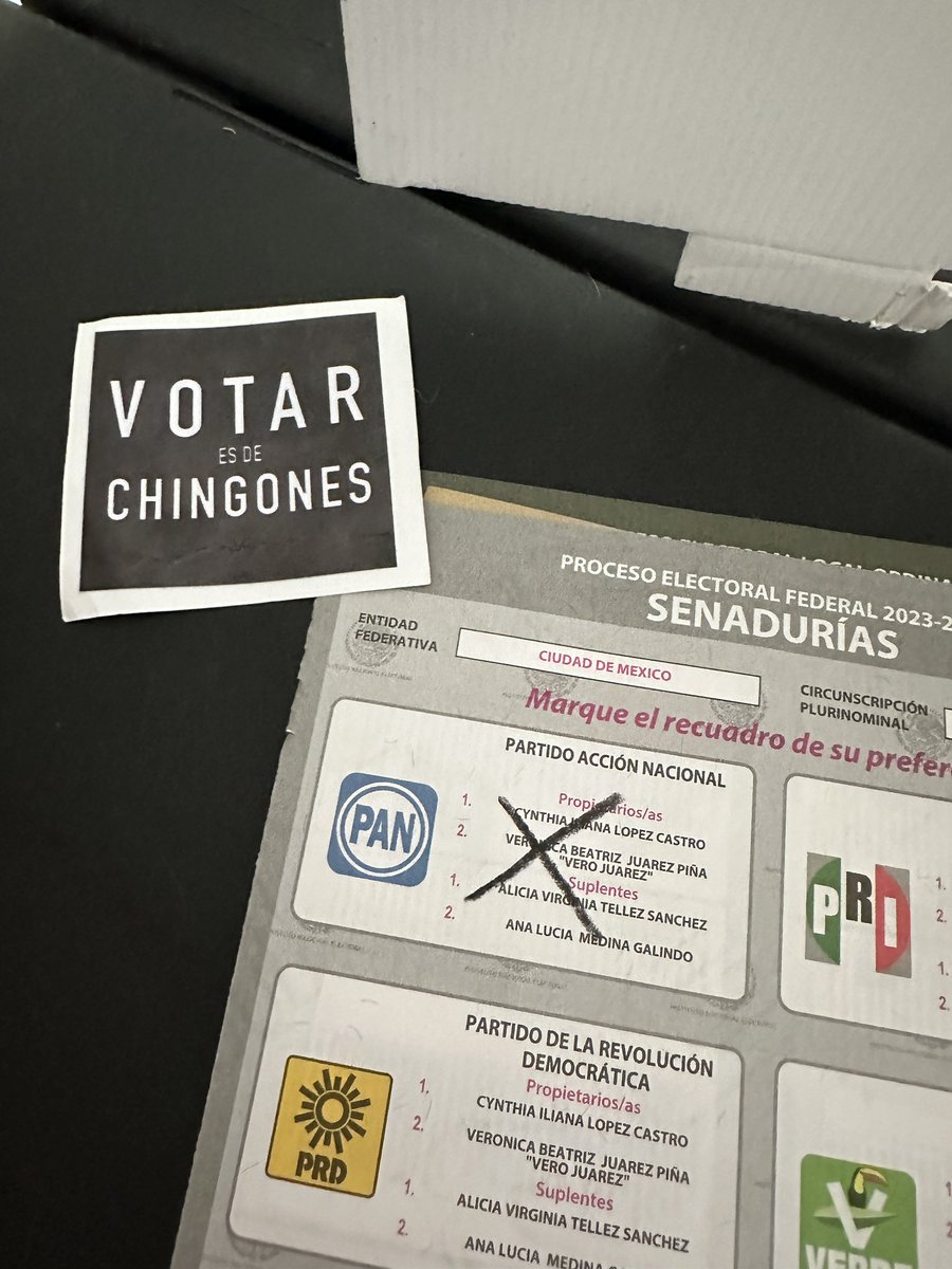 StratCons's tweet image. Listo !!!
#XochitlGálvezPresidenta