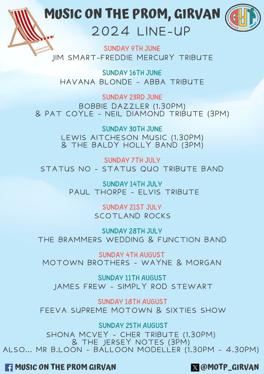 Music on the Prom Girvan tweet media