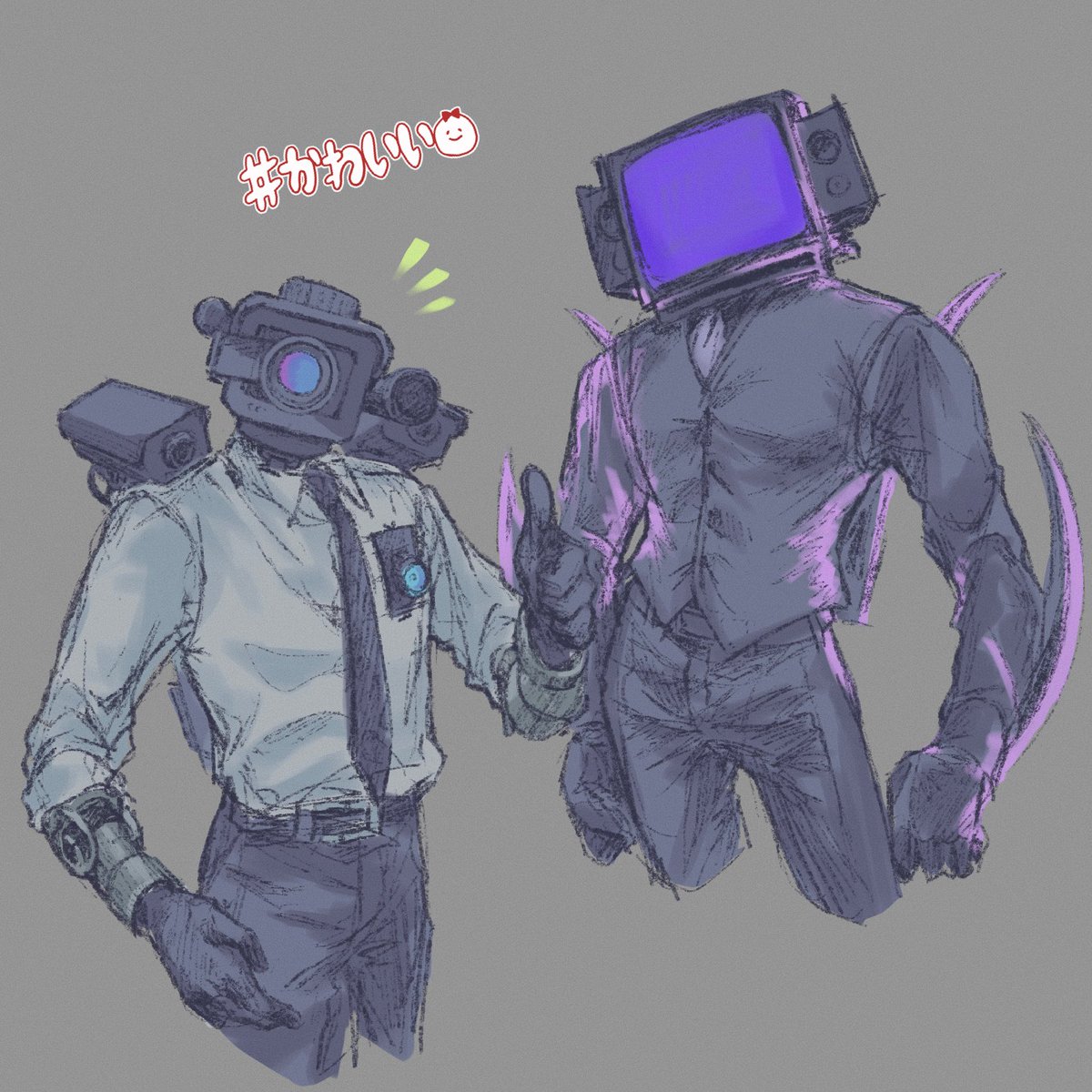 iceseabed's tweet photo. 気になる二人 https://t.co/RsthXCtELn