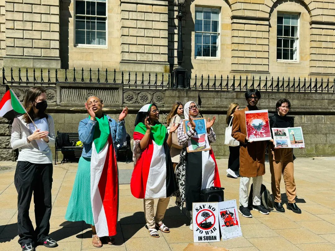 SudanScotland's tweet photo. Some pictures from Stand for Sudan yesterday in Edinburgh #KeepEyesOnSudan https://t.co/is3gElHpDT