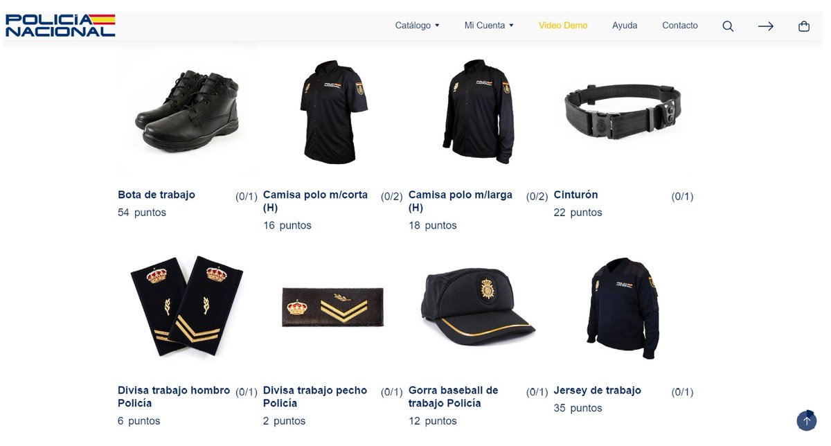 PoliciaASP's tweet photo. ℹ️Ya funciona la aplicación de vestuario con un nuevo formato.
👉🏻La aplicación permaneció cerrada por la suspensión del proceso de contratación, al interponer uno de los licitadores un recurso ante el TACRC. 
✅Dicha suspensión se ha levantado hace apenas un mes.
#VerdadVerdadera https://t.co/XxcX1tEEmE