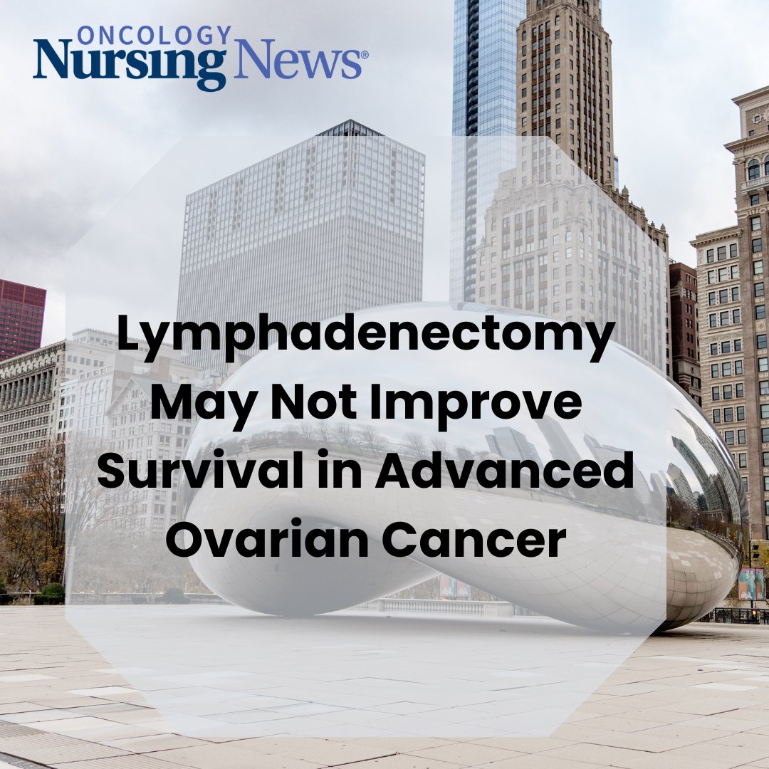 Adding retroperitoneal lymphadenectomy to cytoreductive surgery did not improve survival in advanced ovarian cancer. #ASCO24 oncnursingnews.com/view/lymphaden…