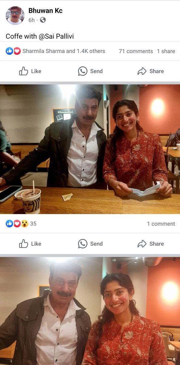 santhu0452's tweet photo. Meeru evaro kuda telvadhu saar naku...these pics means a lot..thank you so much..😭❤️#saipallavi #bhuwan #ramayana https://t.co/RsUzK1lqat