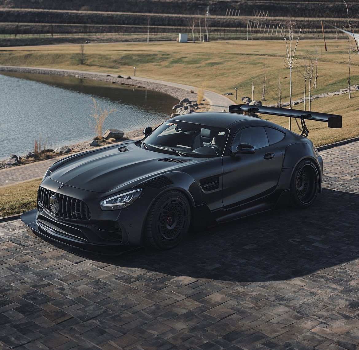 LuxuryCars365's tweet photo. Widebody AMG GTS ♠️ #Mercedes https://t.co/TObWdRxOaA